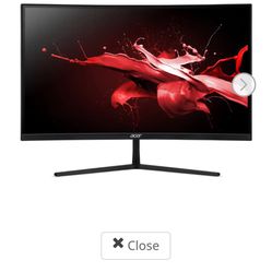 31.5 inch curved acer monitor 165hz