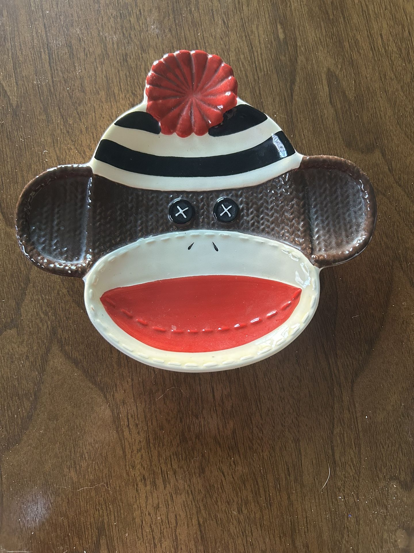 Sock Monkey Dish