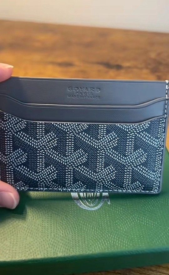 Goyard Card Holder Black & Gray