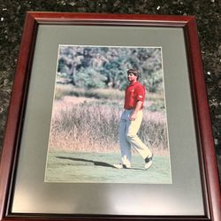 Fred Couples Framed Golf Photo