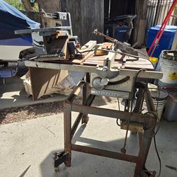 Craftsman 100 table saw and 16" scroll saw