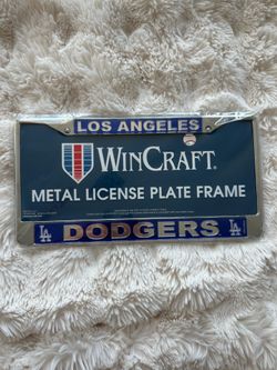 Los Angeles dodgers license plate frame