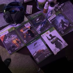 Xbox Games Microphone And Adapter 