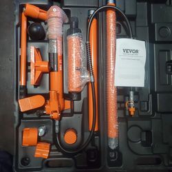 VEVOR 12-Ton Hydraulic Jack — Bent Frame Repair Tool with Storage Case — For Automotive, Garage, Heavy Equipment, and Mechanical Use