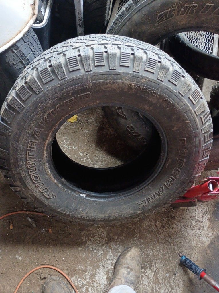 4 Snow Track Tires Great Shape And Many More .Ask For Sizes