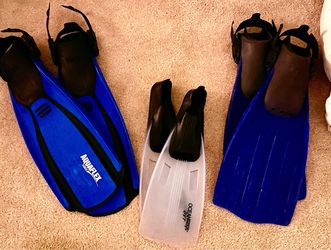 3 pair of fins
