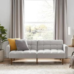 Light Gray Couch 🛋️ Folds Down Into A Bed New In Box 📦 