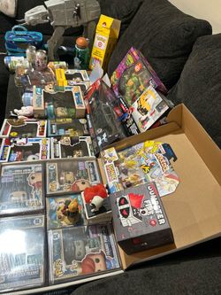 Lot of Funkos and Toys