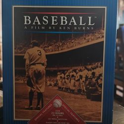 Pristine Ken Burns "Baseball" 9-Disc PBS Box Set For Baseball Lovers 