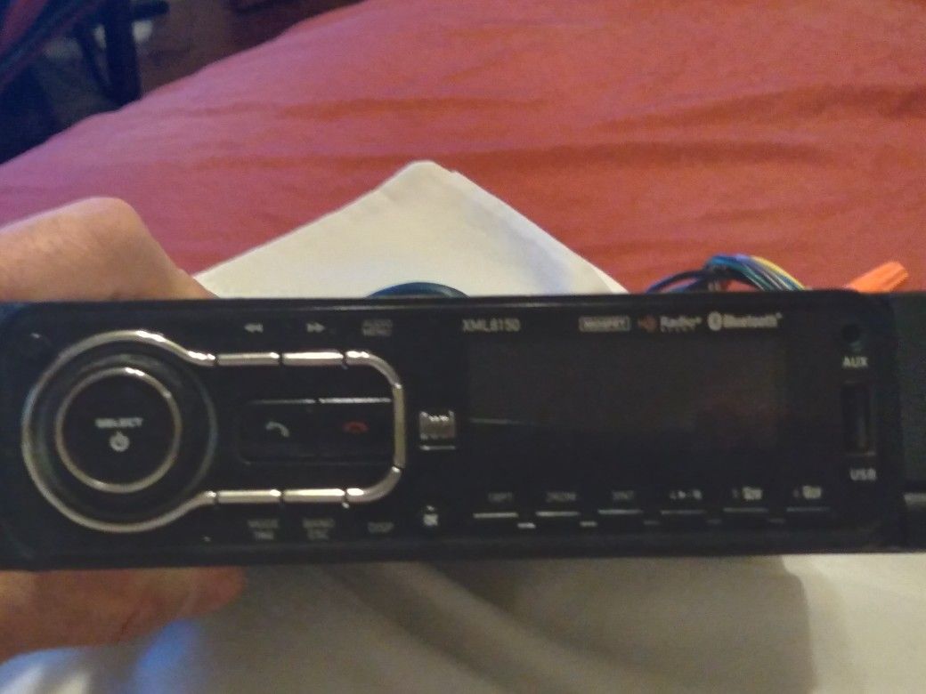 Dual XML8150 In-Dash MP3, WMA, ACC Mechless Receiver with USB/iPod Direct Controls, Front Aux Input