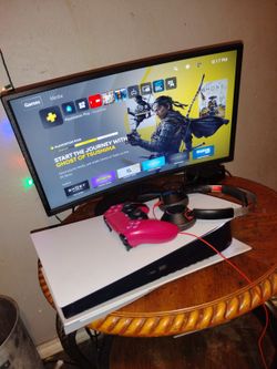 Ps5 Disc Version & Curved  27in Monitor 