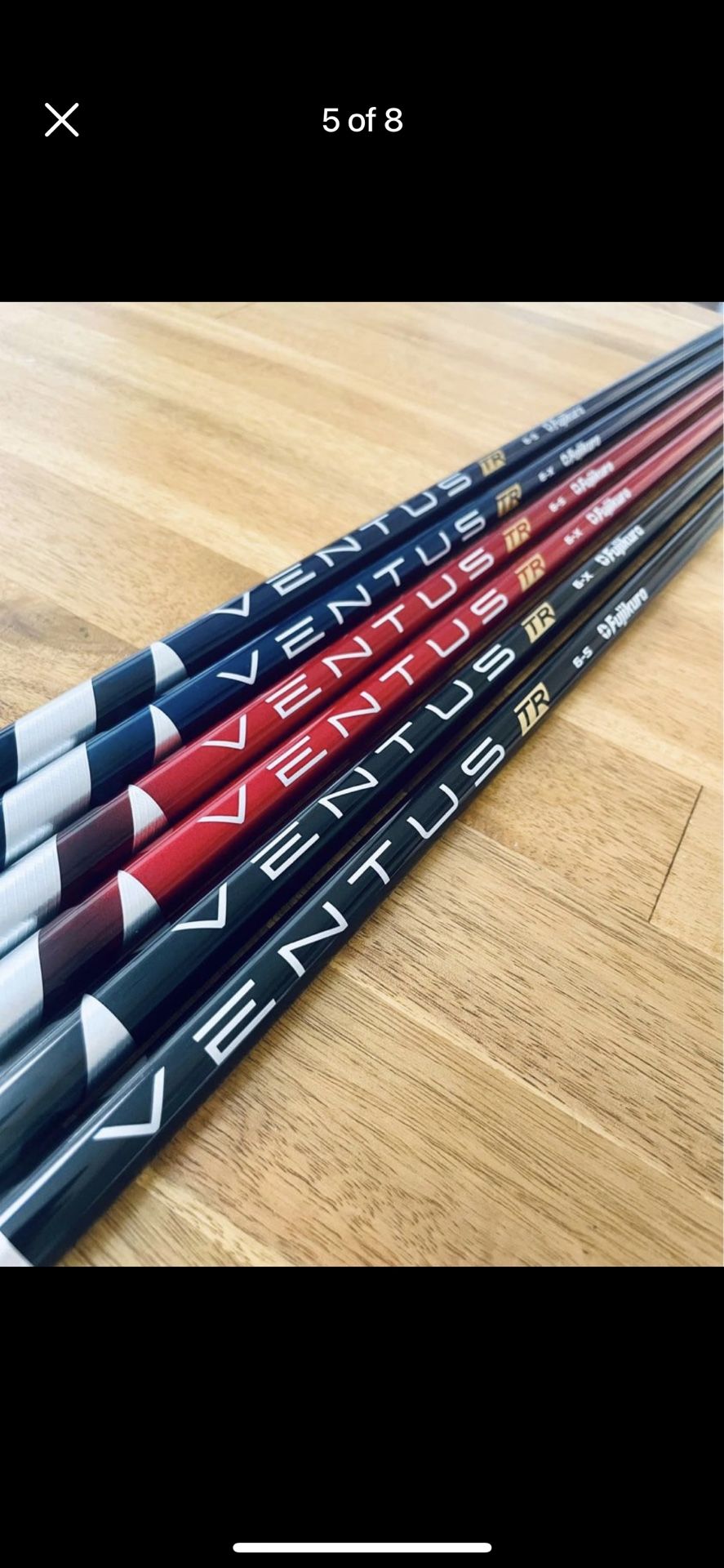 Shaft Fujikura Ventus VeloCore+ Black – Stabilité pour swings puissants