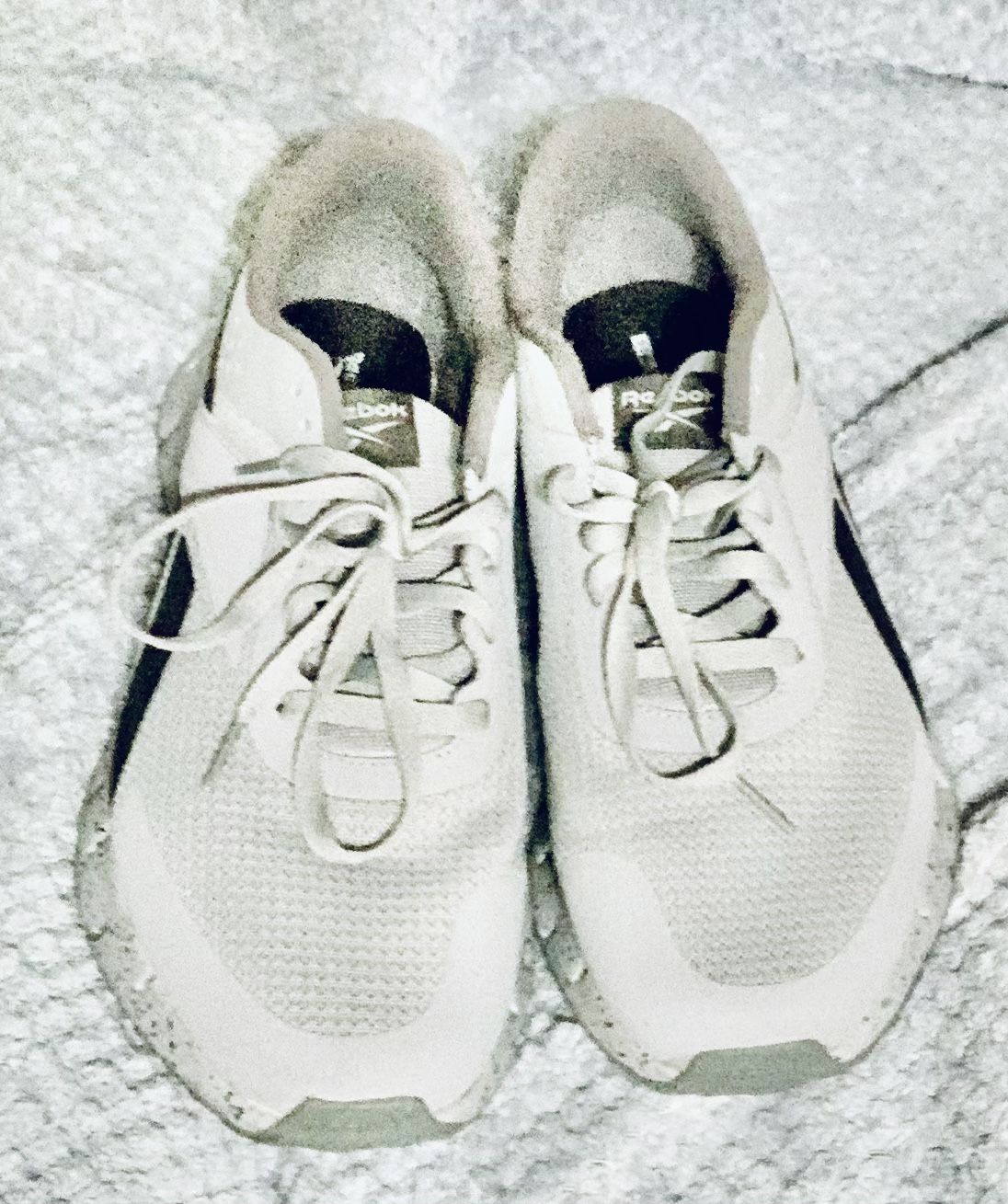 Gray Reebok Running Shoes