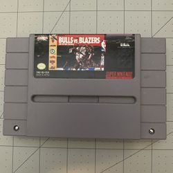 Bulls VS Blazers For Super Nintendo Entertainment System 