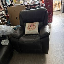 Leather Recliner 