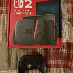 Nintendo switch 2 with wireless controller