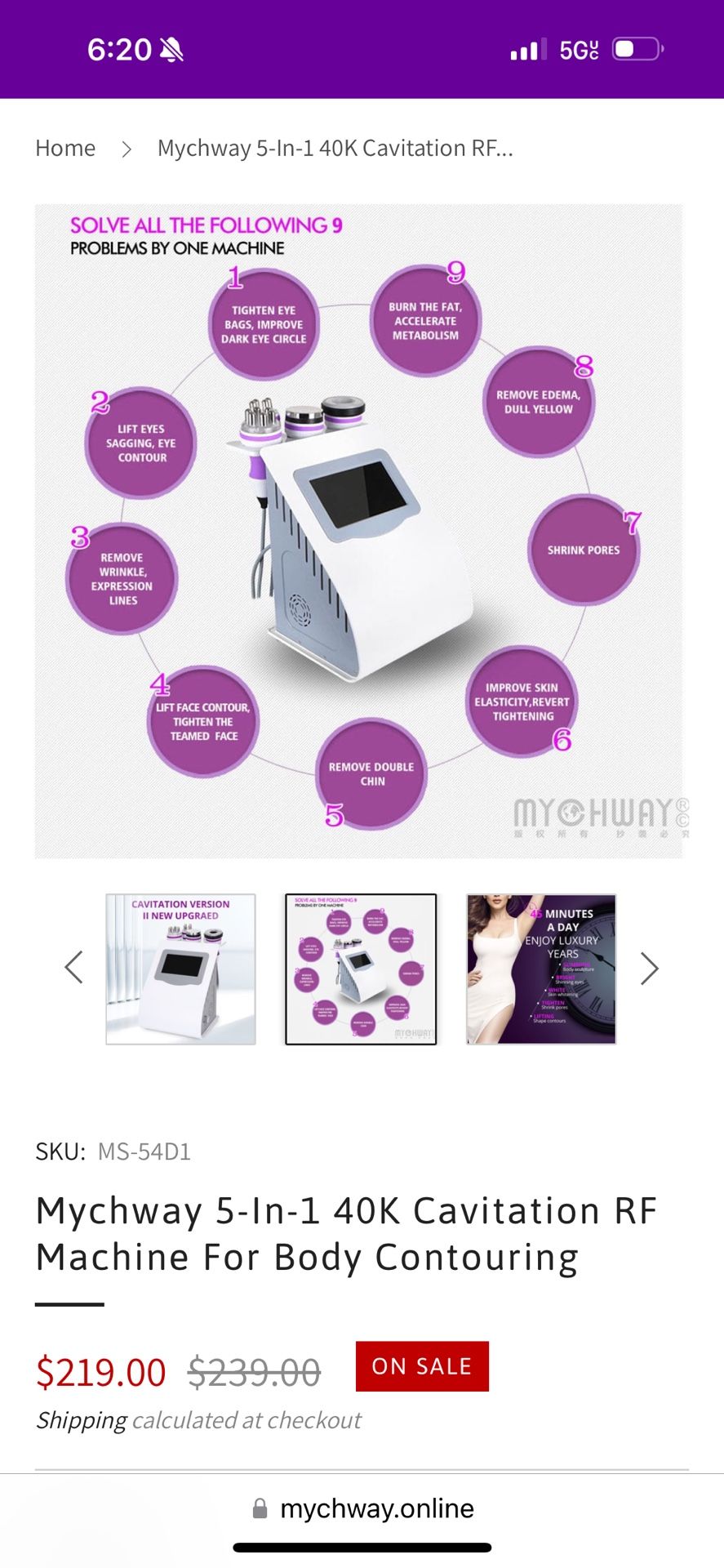 Cavitation & RF Machine