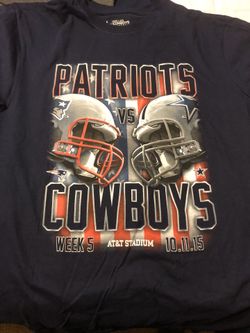 Dallas Cowboys vs New England Patriots shirts