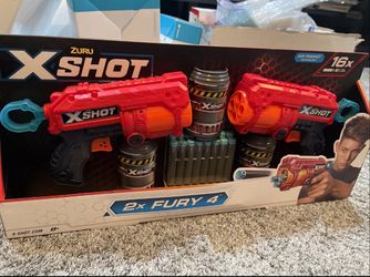 Zuru X-SHOT 2x Fury 4 Blaster Combo Pack