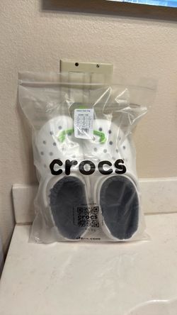 Classic lined clog white size M7/W9 (sealed)