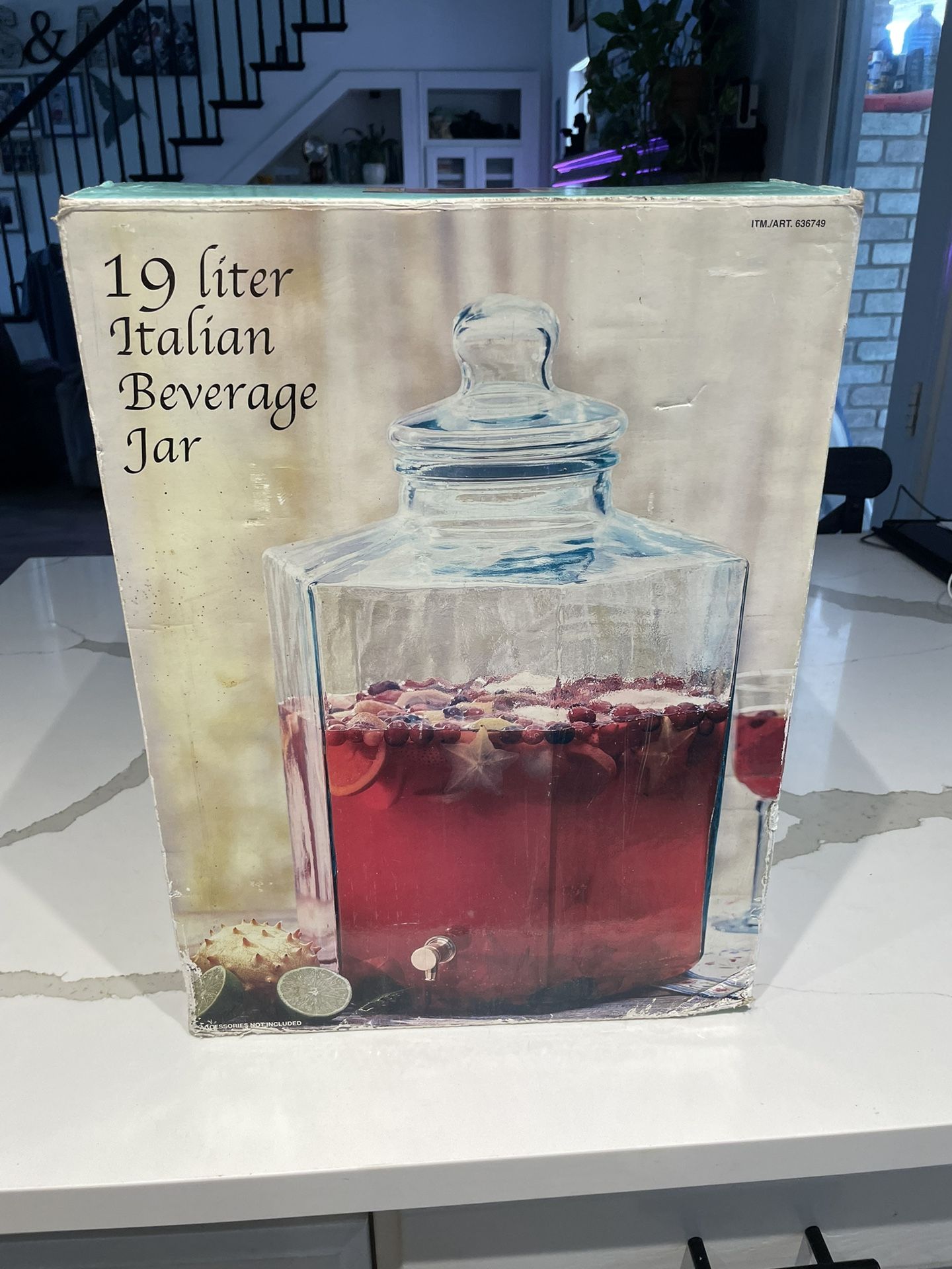 Costco 19 Liter Italian Beverage Jar