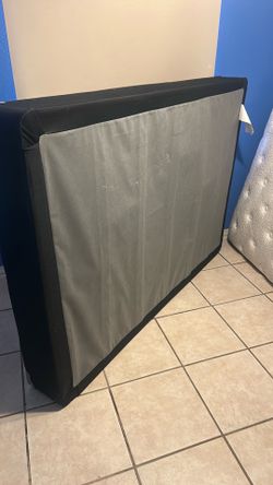 Full size bed &box&and frame metal