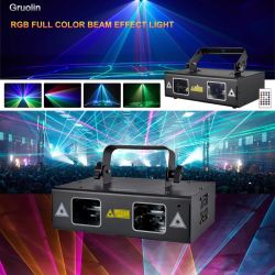 Gruolin RGB Fullcolor Beam Effect Light — Like New Open Box Laser Stage Light (Model GL-L03)