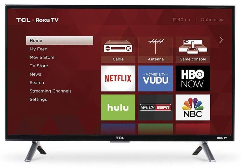Excellent To Like New Condition TCL 55” Class 4 Series 4K UHD HDR ROKU Smart TV 55 Inch 55 S405