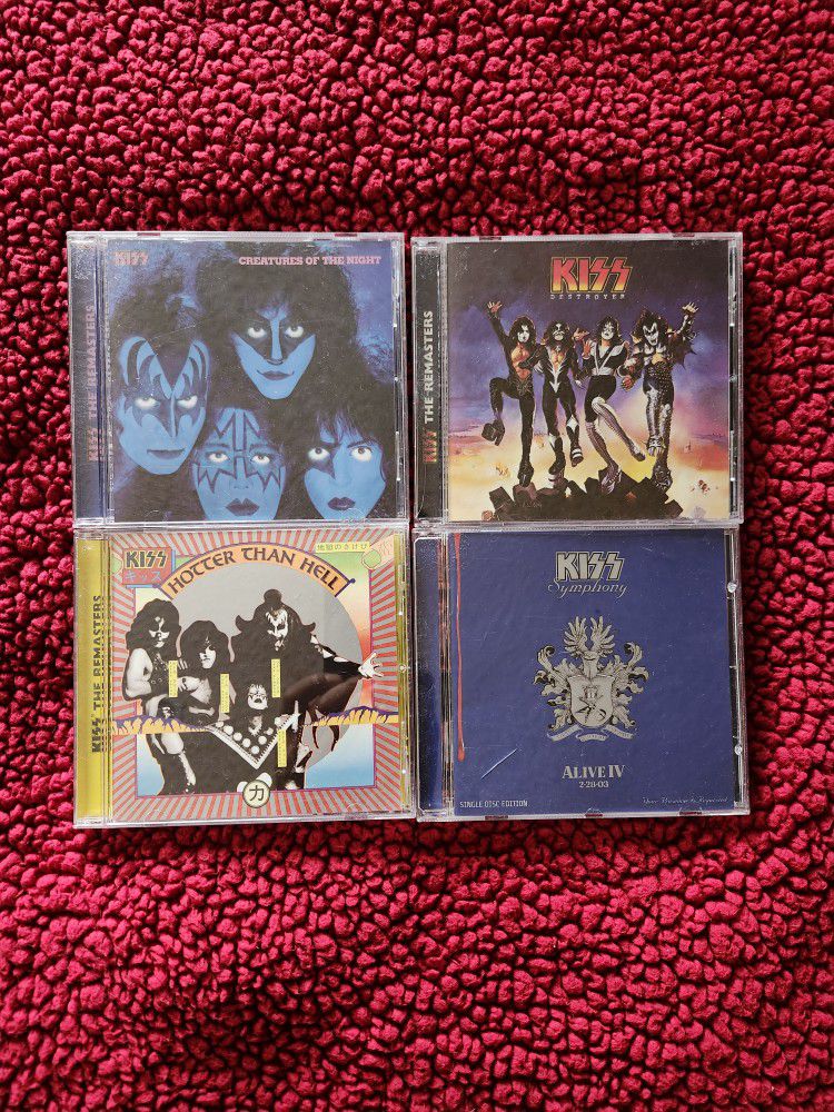 Kiss Lot of 4 CD Albums