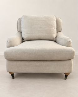 Restoration Hardware (RH) Belgian Classic Roll Arm Chair