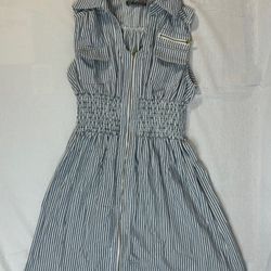 J Glee Women's Sleeveless Striped Dress 