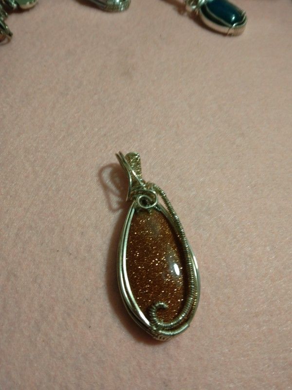 Sterling Silver Spring Rap Stone