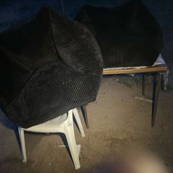 MAINSTAYS Heavy Duty Beanbag Chair Set Off Two