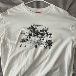 Supreme Riders Tee Shirt White Large SS19