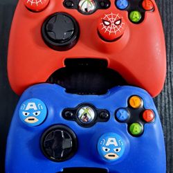 Custom Xbox 360 Controllers Marvel Themed