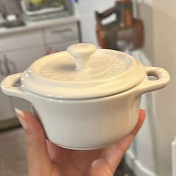 Staub Mini Ceramic Pot Like New 