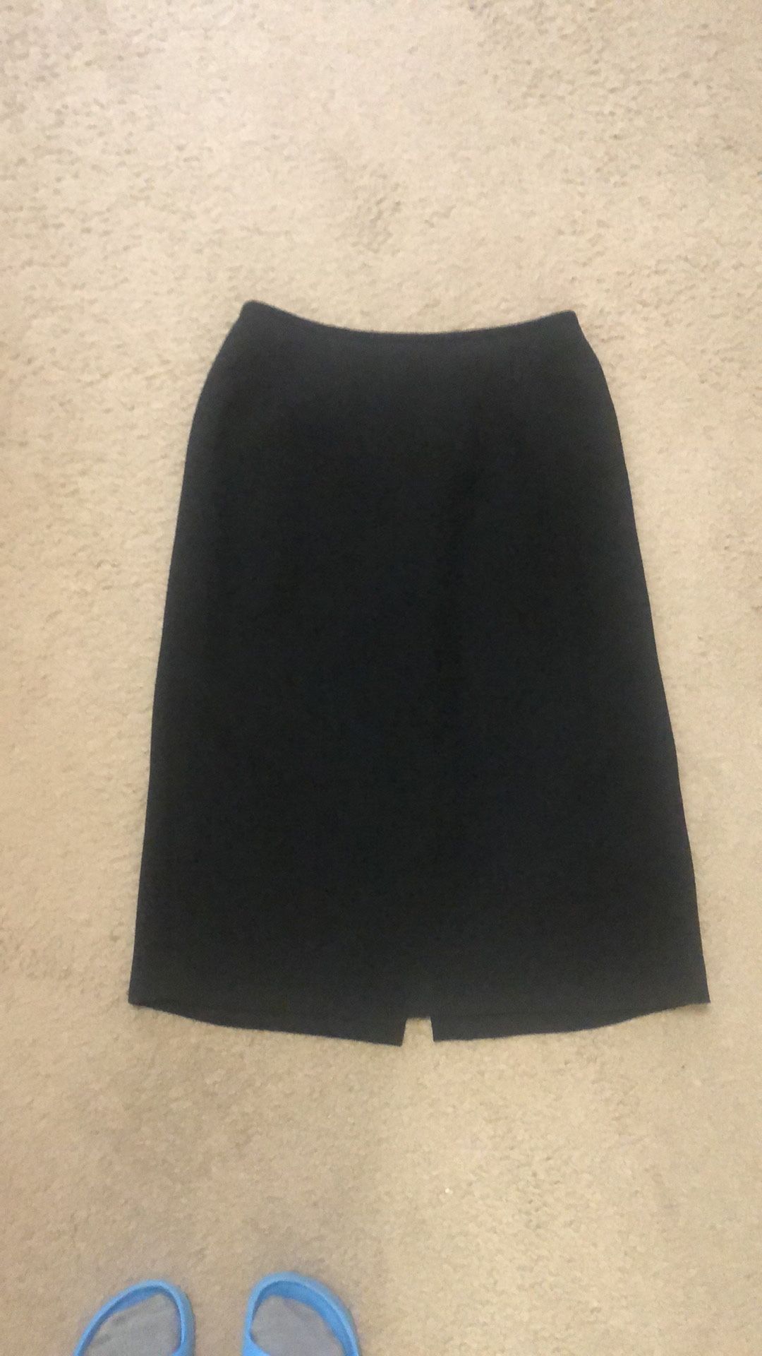 Preston & York Sz 6 Black Straight Skirt Lined