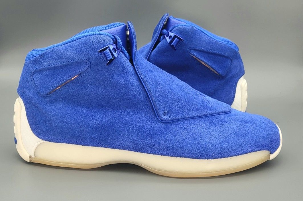 Air Jordan 18 Retro 'Blue Suede'
