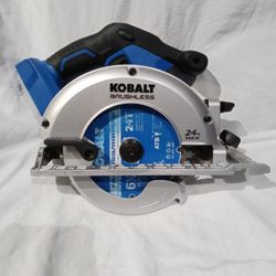 KOBALT BRUSHLESS 24 MAX CIRCULAR SAW $65