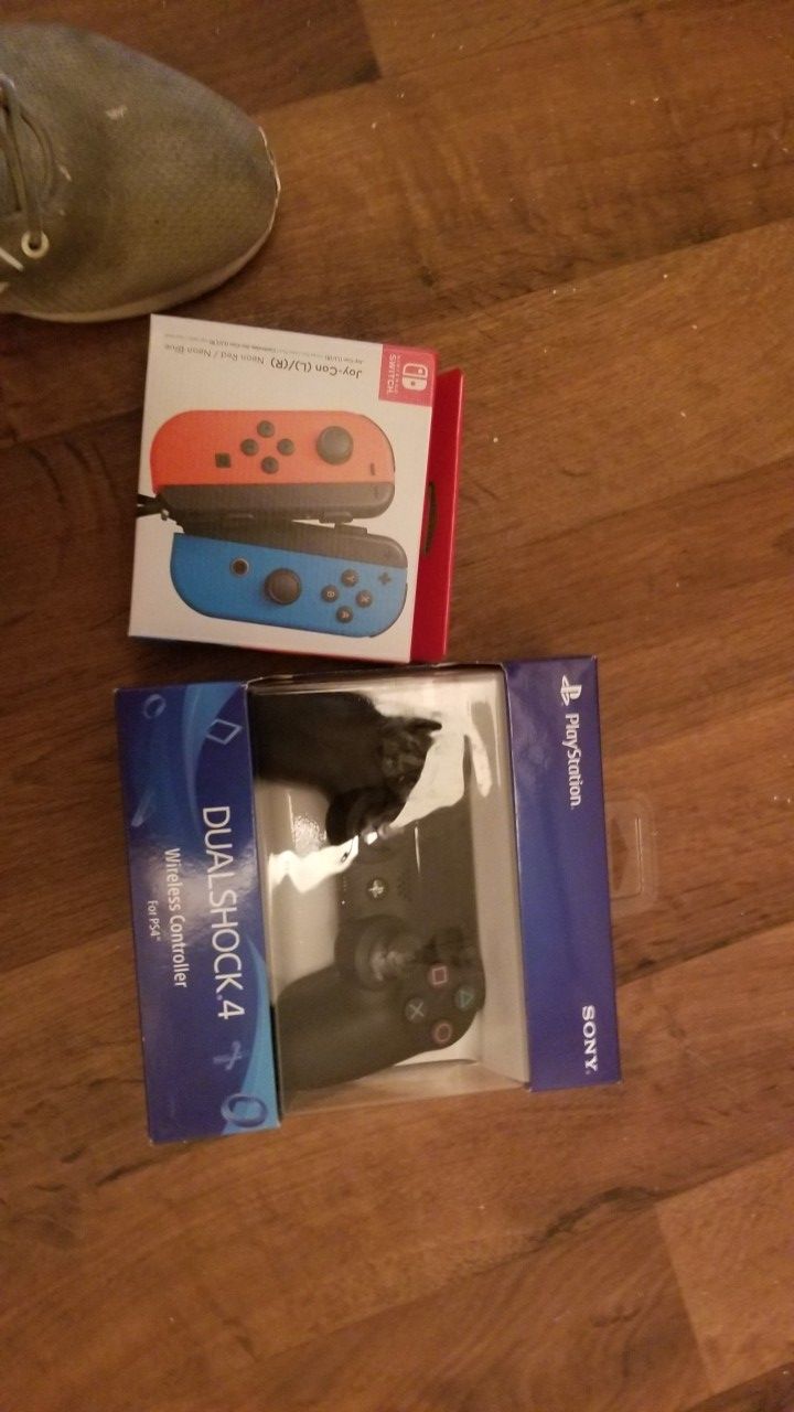 Nintendo switch controllers brand new