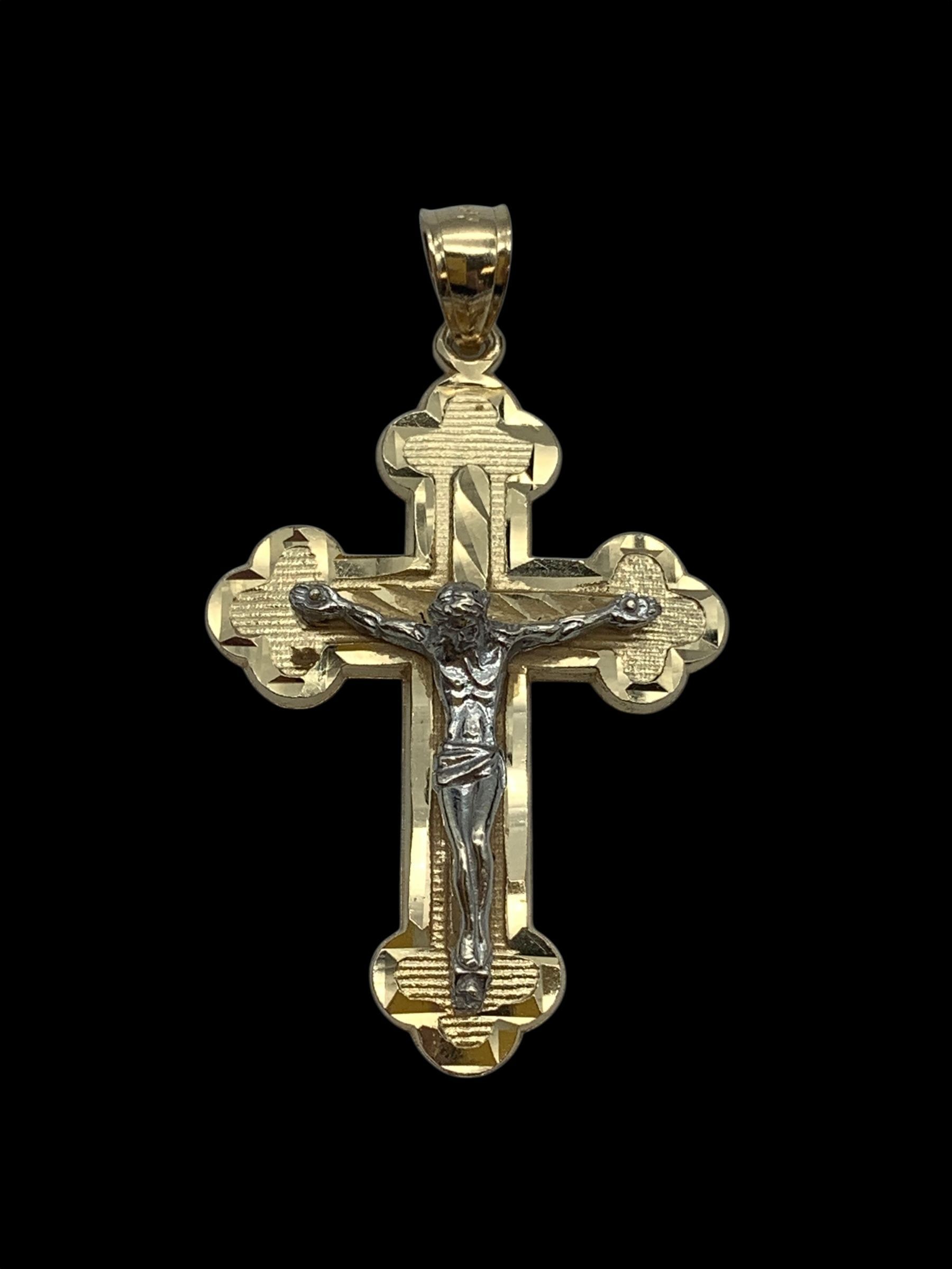 2" gold crucifix #31531