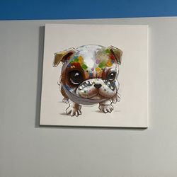 ART CLEARENCE! Brown PUG Puppy SAVE %50 OFF