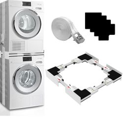 Open Box Washer Dryer Stacking Kit, Universal Washer Dryer Stacking Kit Adjustable 29/28/27/26/25/24 Inch, Small Space Saving Solution Stacking Kit fo