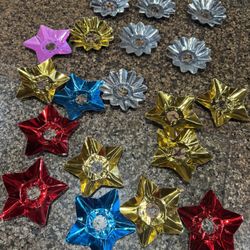 Vintage Foil Christmas Light Reflectors