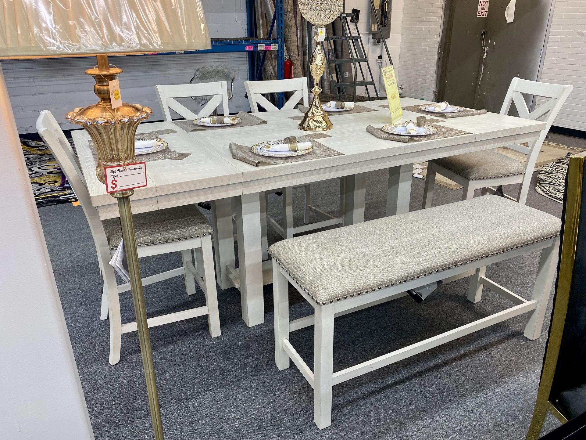 6pc Dinning Table Set $1,299