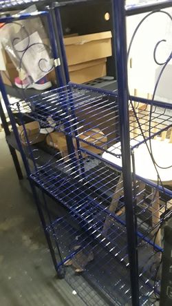 Baker rack, shelf many colors