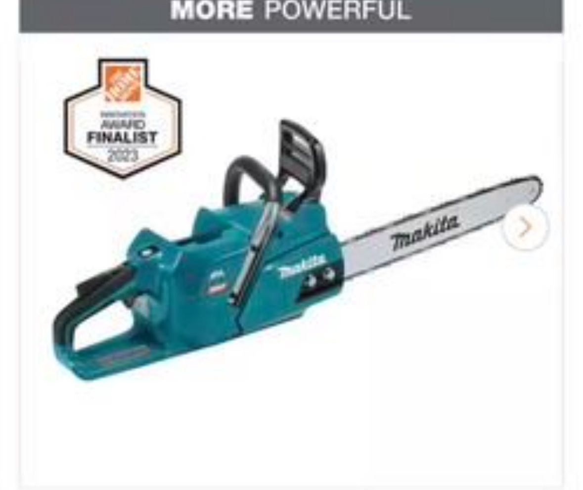 Makita Brand New a XGT 18 in. 40V max Brushless Electric Battery Chainsaw (Tool Only)