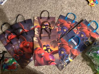 $5 each or $30 for whole set Big Hero 6 Gift Bags Set of 5