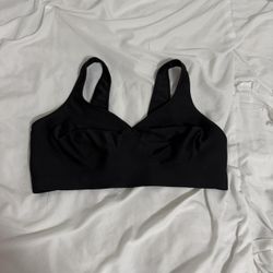 Hanes Black Wireless Comfort T Shirt Bra with Clasp Closure G796