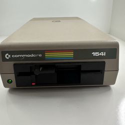 Commodore 1541 Single Floppy Disk Drive C64 Vintage Powers on Made In Japan
